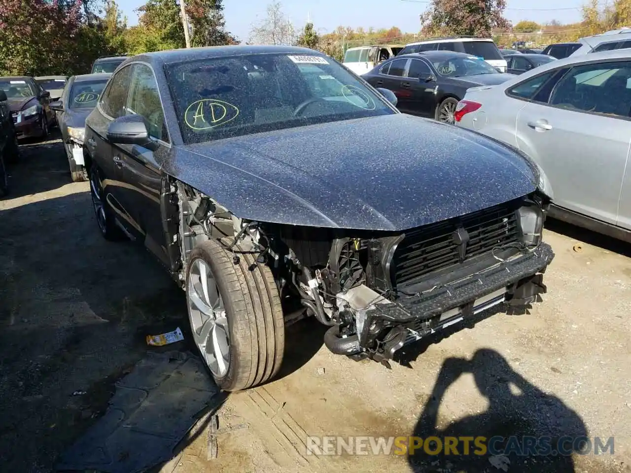 1 Photograph of a damaged car WA16ABFY2M2094810 AUDI Q5 2021