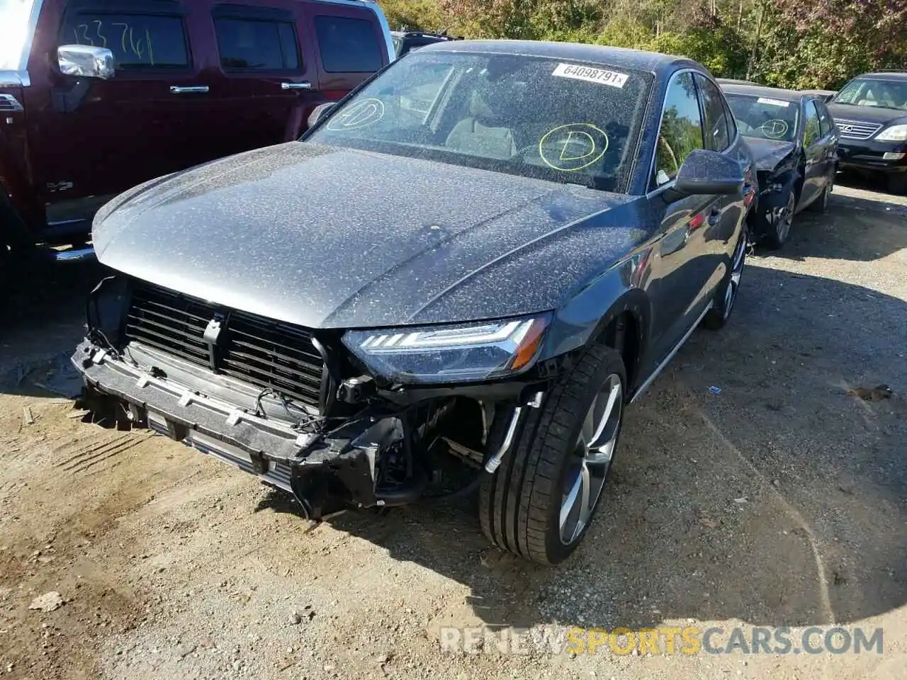 2 Photograph of a damaged car WA16ABFY2M2094810 AUDI Q5 2021