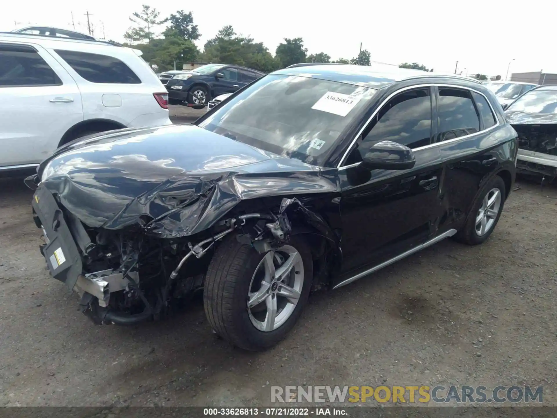 2 Photograph of a damaged car WA1AAAFY0M2092719 AUDI Q5 2021