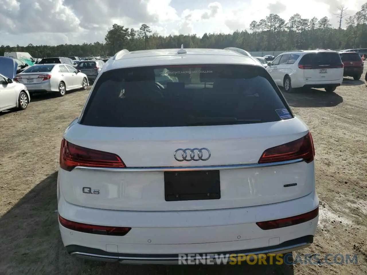 6 Photograph of a damaged car WA1AAAFY5M2059134 AUDI Q5 2021