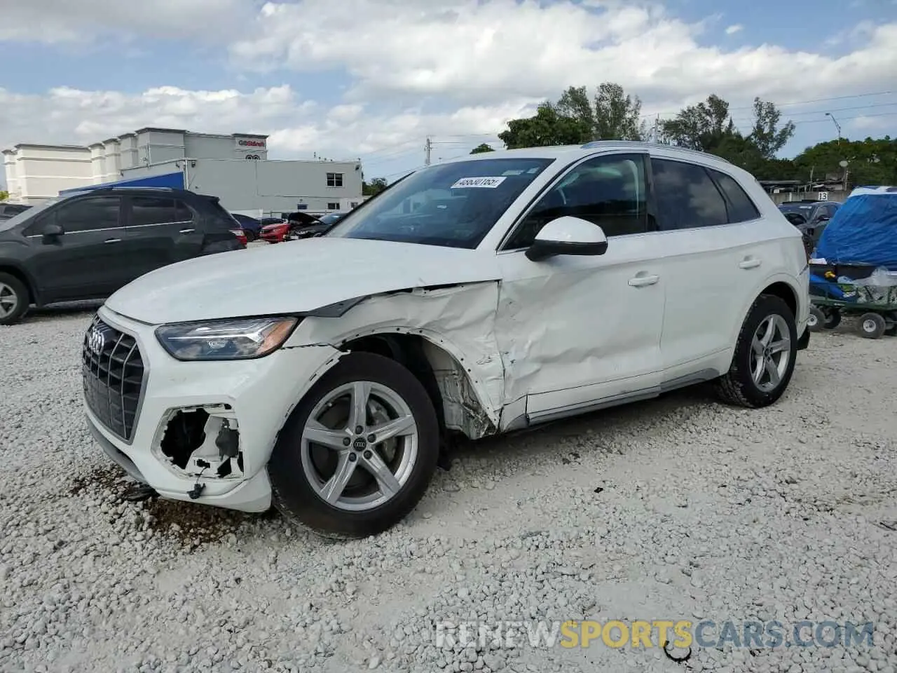 1 Photograph of a damaged car WA1AAAFY5M2108025 AUDI Q5 2021