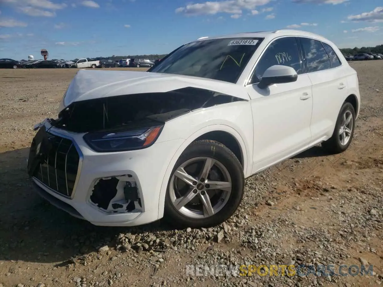 2 Photograph of a damaged car WA1AAAFY8M2087431 AUDI Q5 2021