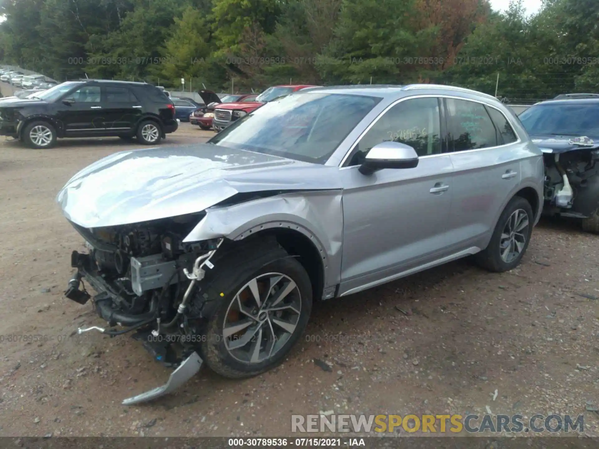 2 Photograph of a damaged car WA1AAAFY9M2007649 AUDI Q5 2021