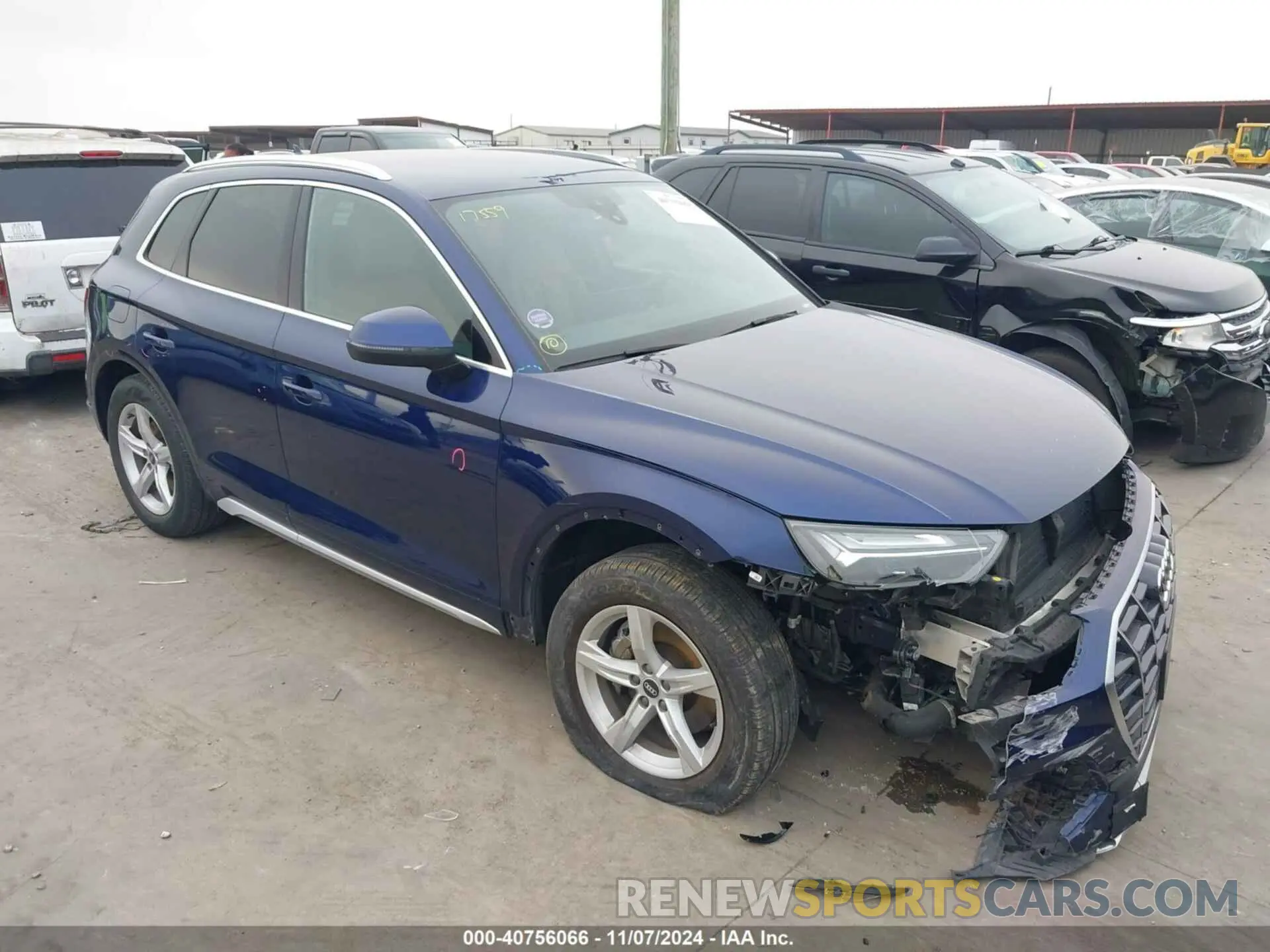 1 Photograph of a damaged car WA1AAAFY9M2056074 AUDI Q5 2021