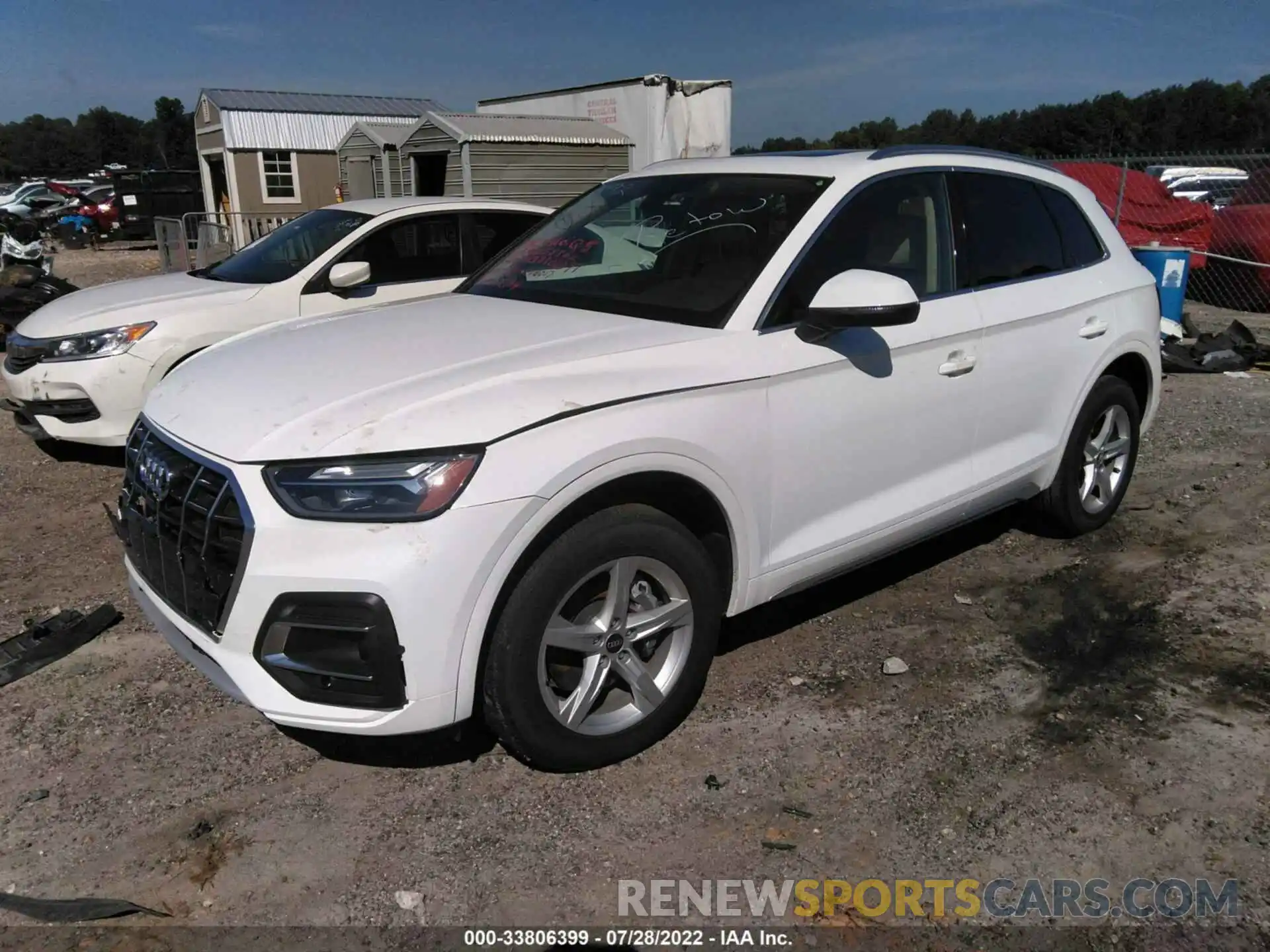 2 Photograph of a damaged car WA1AAAFY9M2058892 AUDI Q5 2021