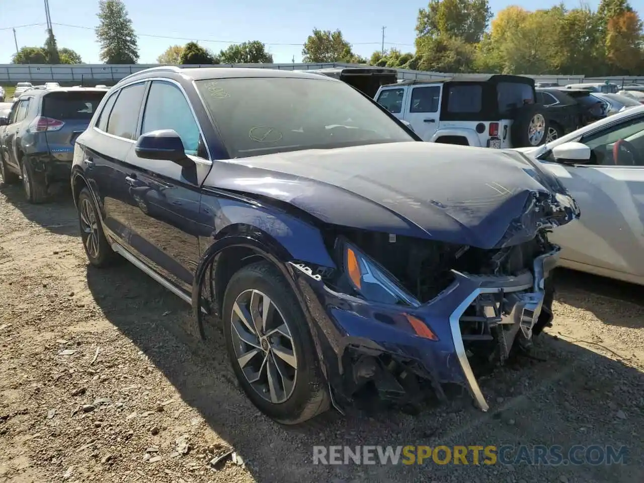 1 Photograph of a damaged car WA1AAAFY9M2081055 AUDI Q5 2021