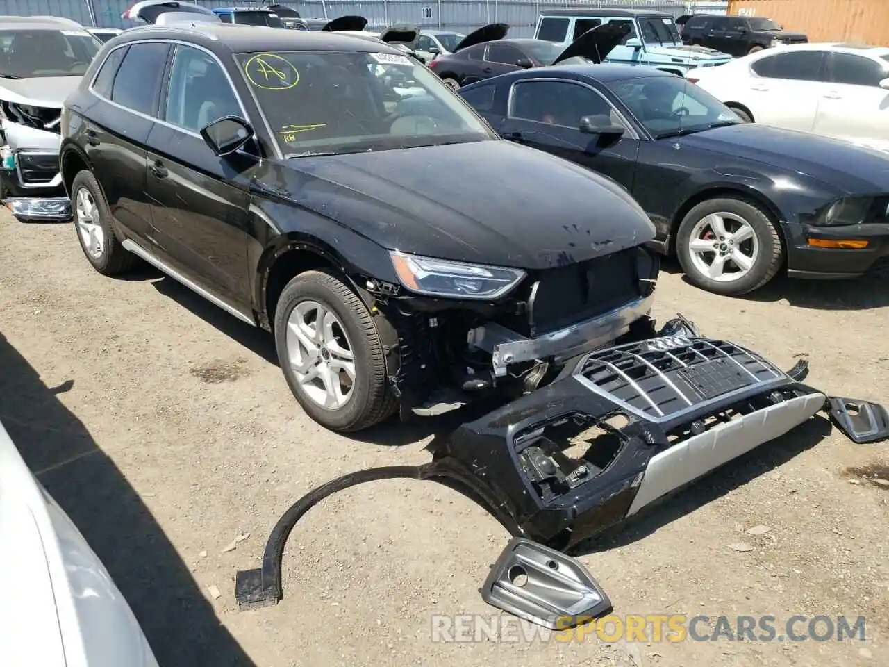 1 Photograph of a damaged car WA1AAAFY9M2101501 AUDI Q5 2021