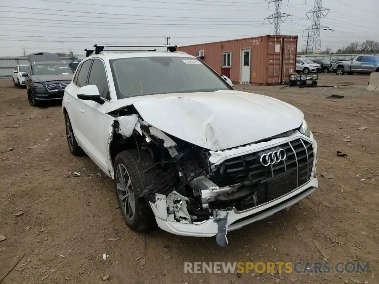 1 Photograph of a damaged car WA1AAAFYXM2033841 AUDI Q5 2021