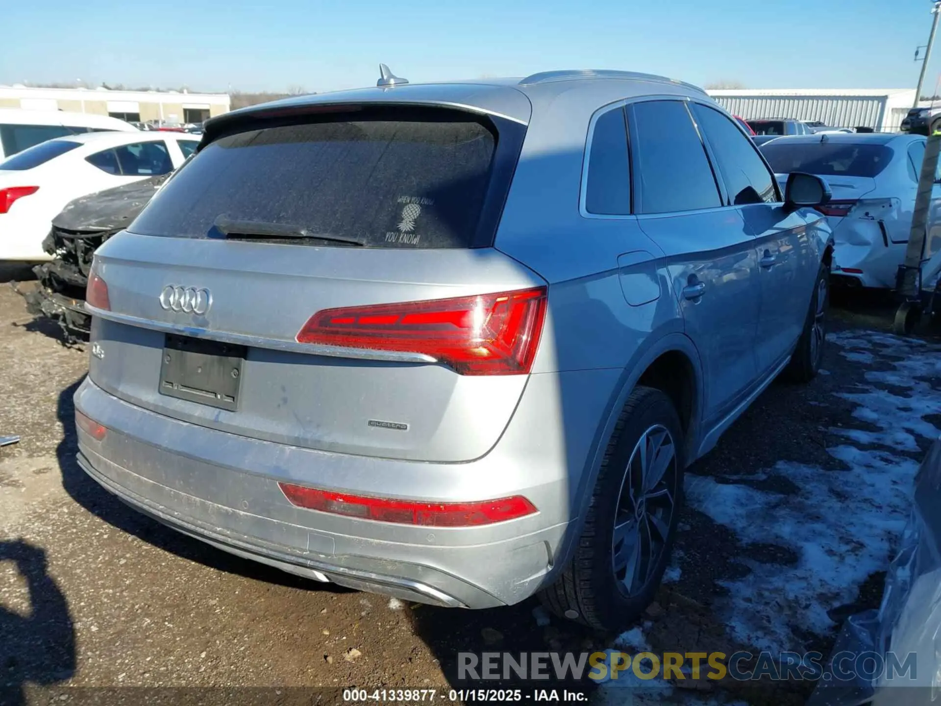 4 Photograph of a damaged car WA1BAAFY0M2013652 AUDI Q5 2021