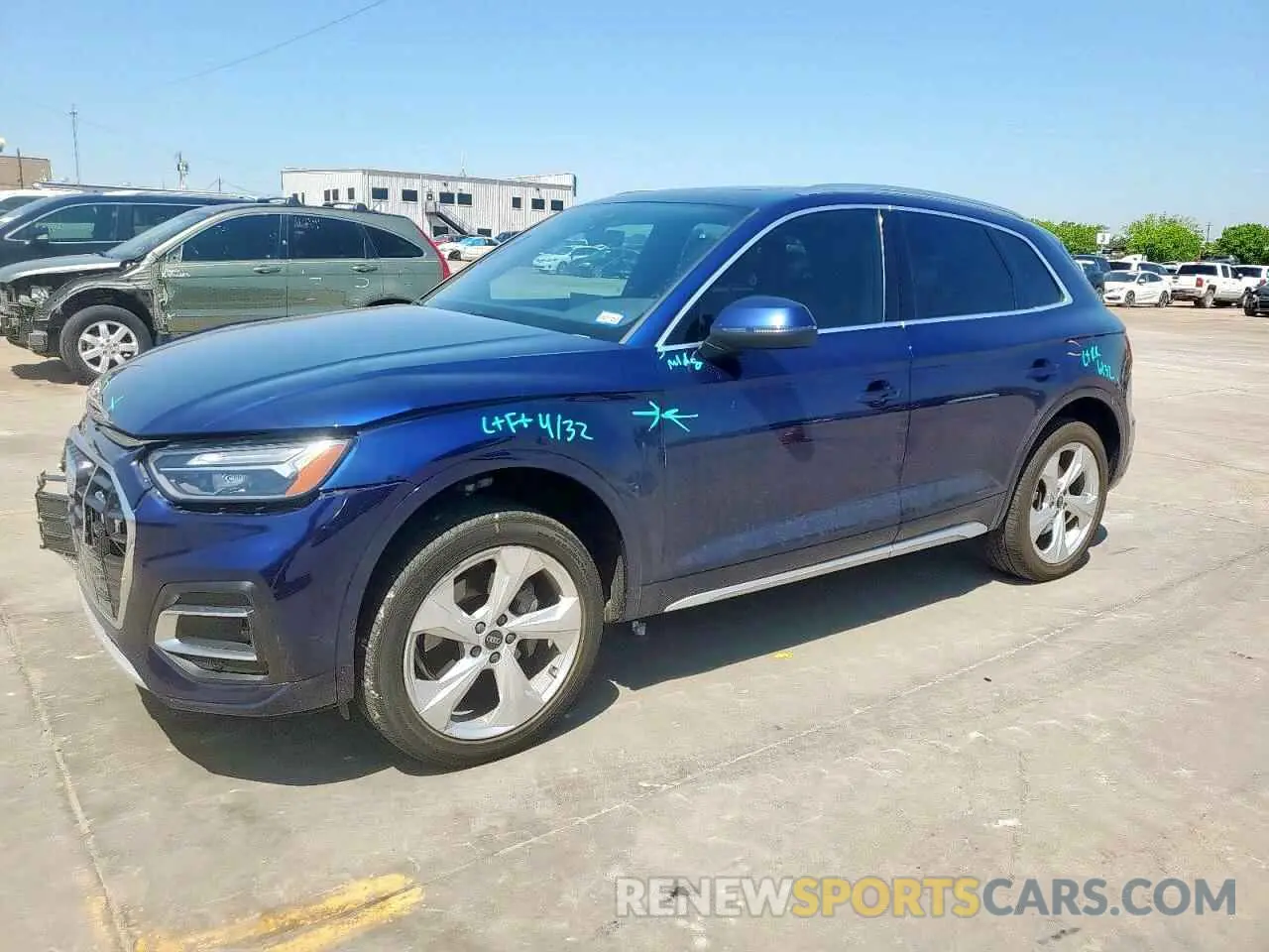 1 Photograph of a damaged car WA1BAAFY0M2055853 AUDI Q5 2021