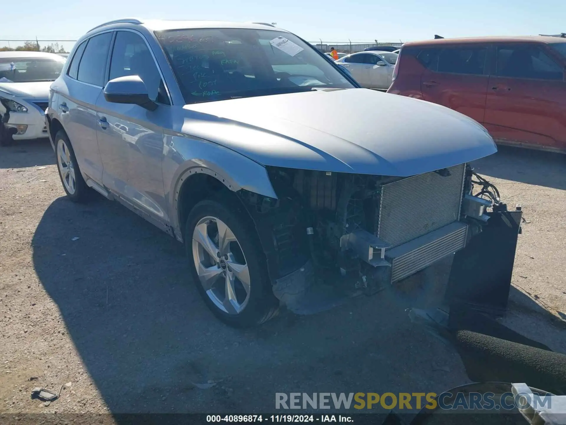 1 Photograph of a damaged car WA1BAAFY1M2055571 AUDI Q5 2021