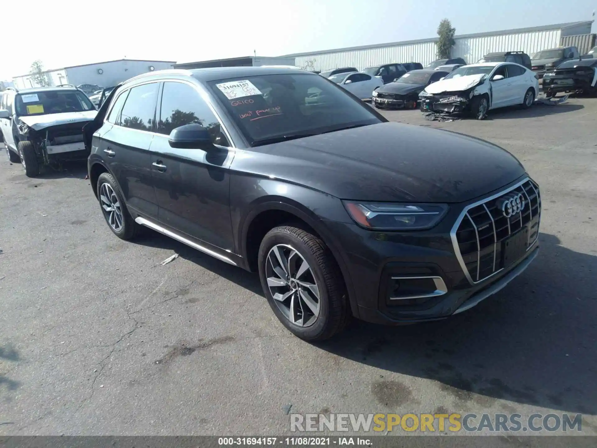 1 Photograph of a damaged car WA1BAAFY2M2026015 AUDI Q5 2021