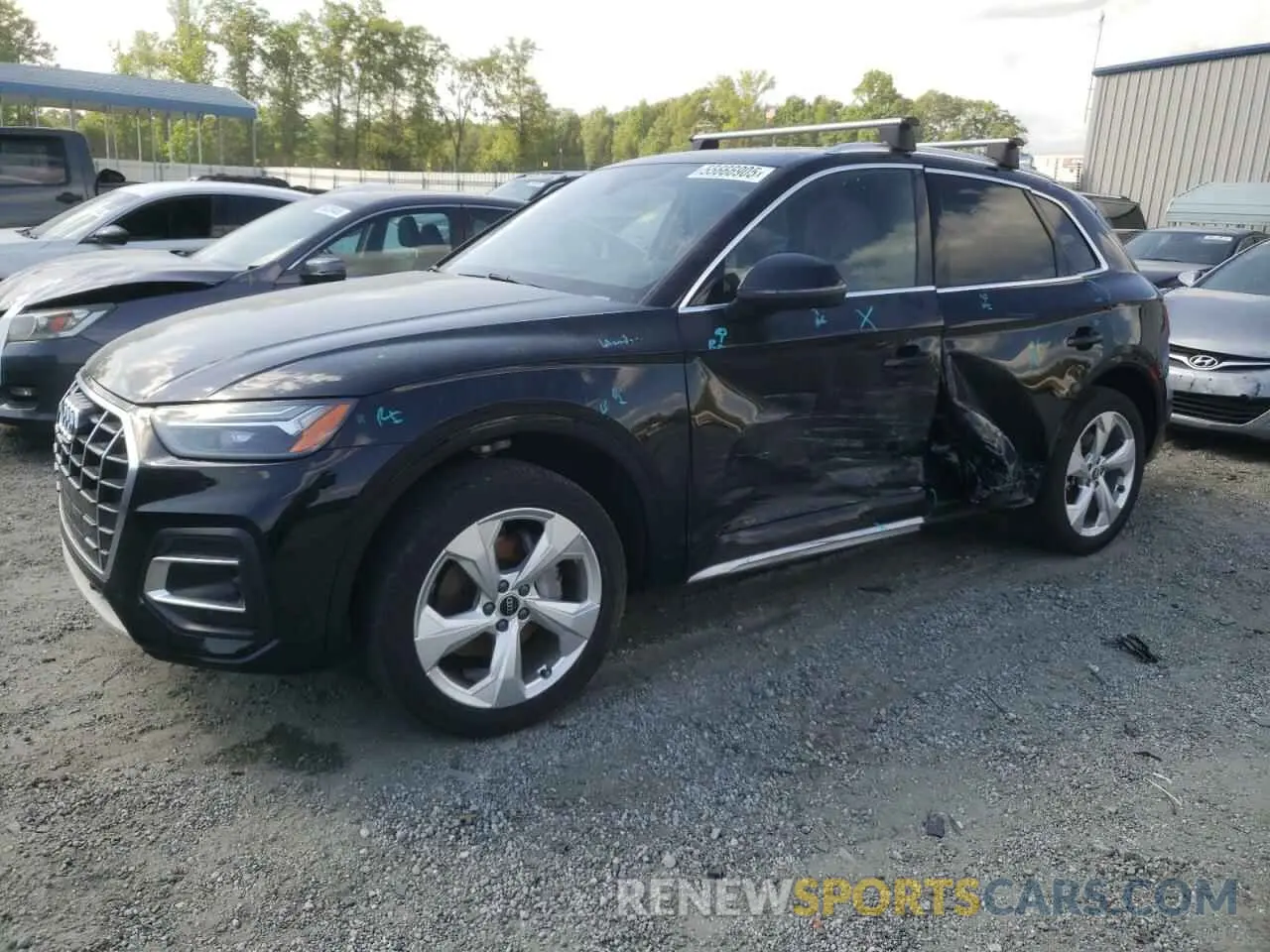 1 Photograph of a damaged car WA1BAAFY3M2063445 AUDI Q5 2021