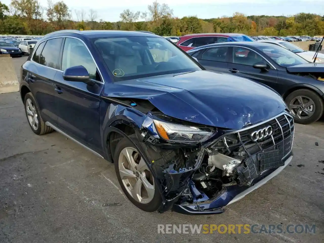 1 Photograph of a damaged car WA1BAAFY3M2087986 AUDI Q5 2021