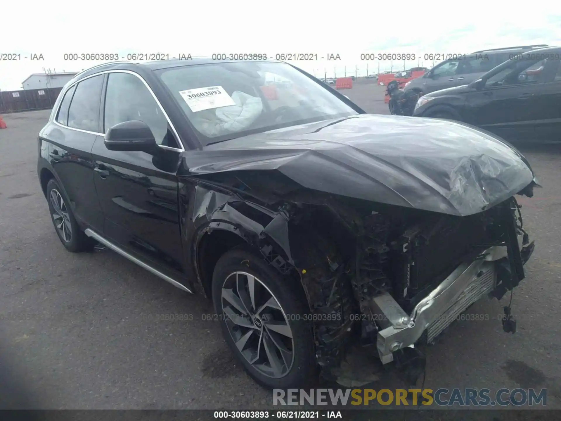 1 Photograph of a damaged car WA1BAAFY4M2018613 AUDI Q5 2021