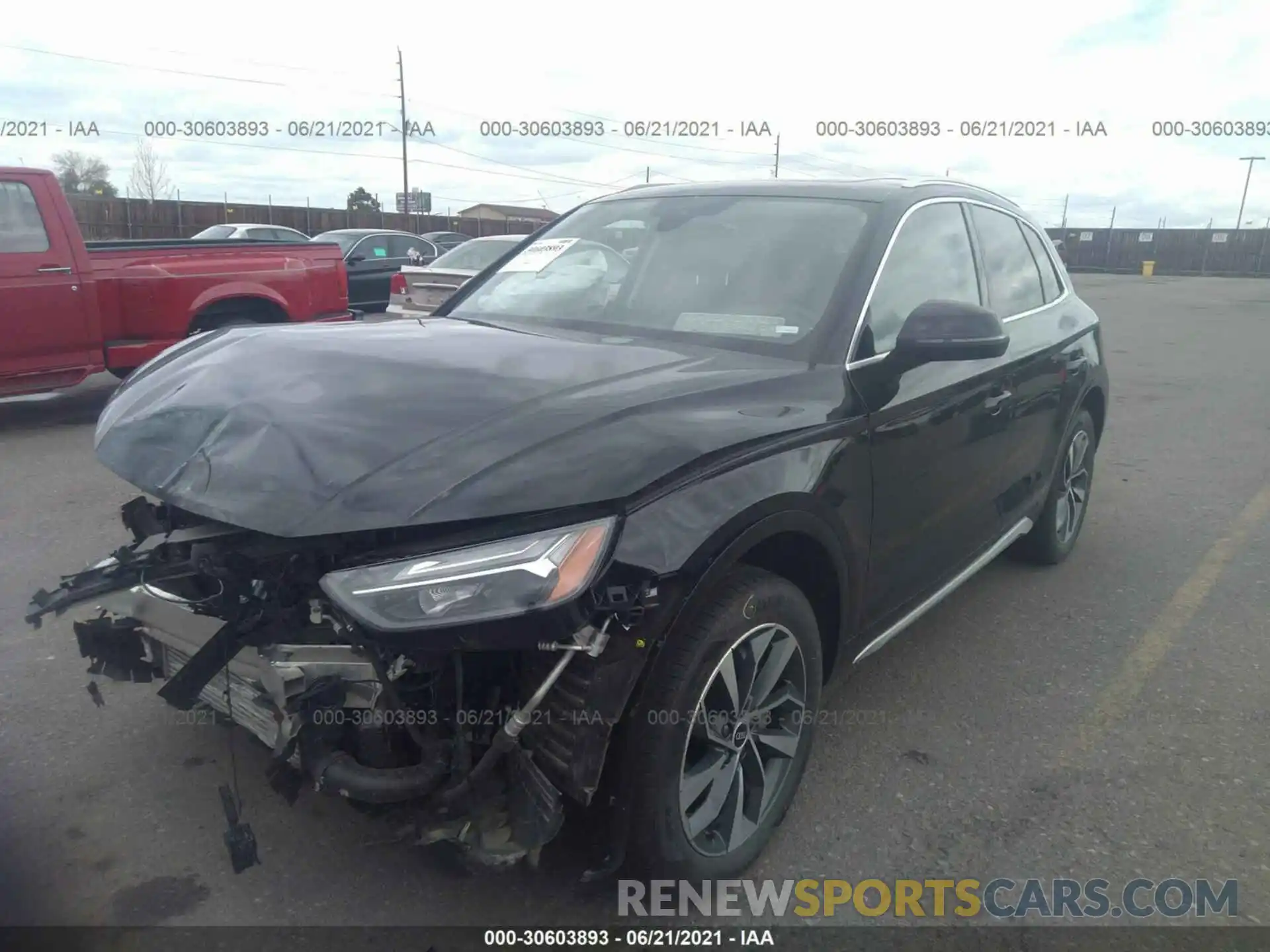 2 Photograph of a damaged car WA1BAAFY4M2018613 AUDI Q5 2021