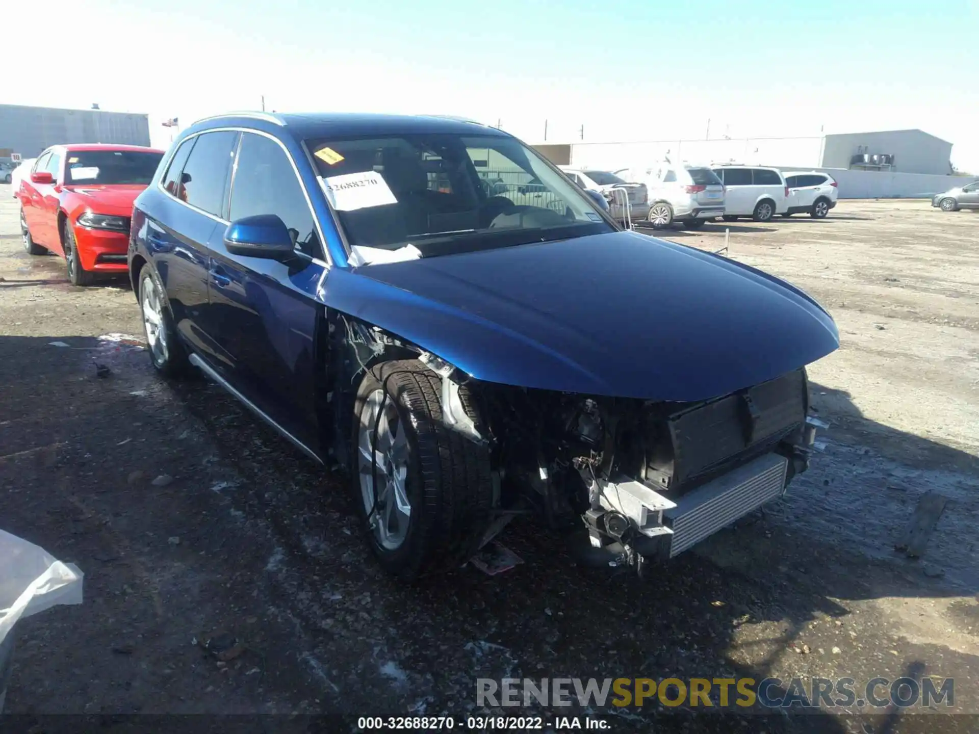 1 Photograph of a damaged car WA1BAAFY4M2132093 AUDI Q5 2021