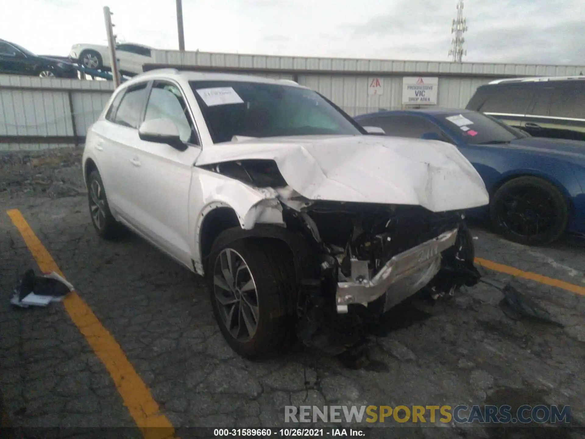 1 Photograph of a damaged car WA1BAAFY6M2033419 AUDI Q5 2021