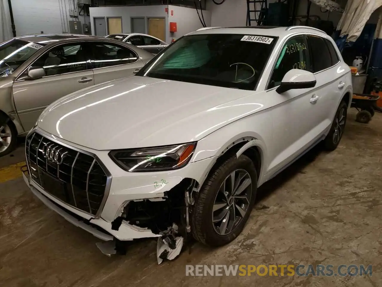 2 Photograph of a damaged car WA1BAAFY6M2035199 AUDI Q5 2021