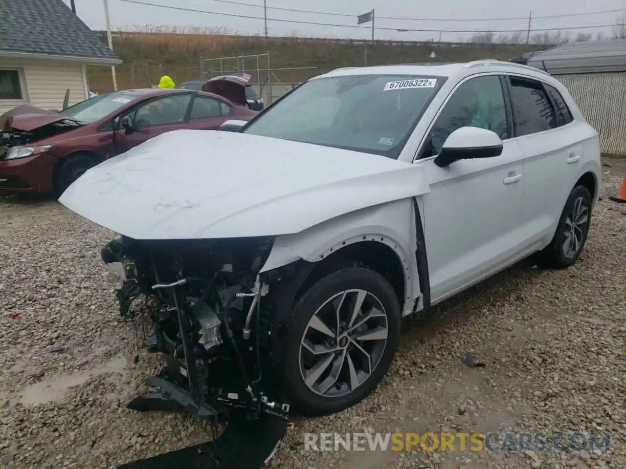 2 Photograph of a damaged car WA1BAAFY6M2053038 AUDI Q5 2021