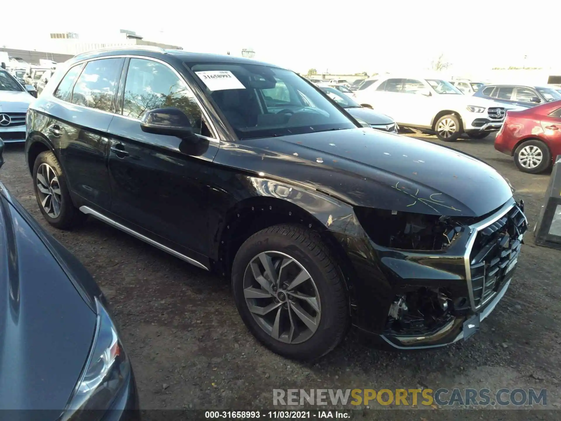 1 Photograph of a damaged car WA1BAAFY6M2104943 AUDI Q5 2021