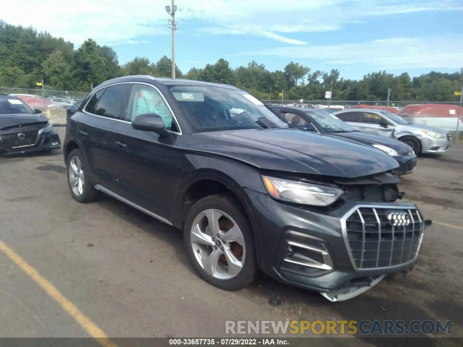 1 Photograph of a damaged car WA1BAAFY6M2138039 AUDI Q5 2021