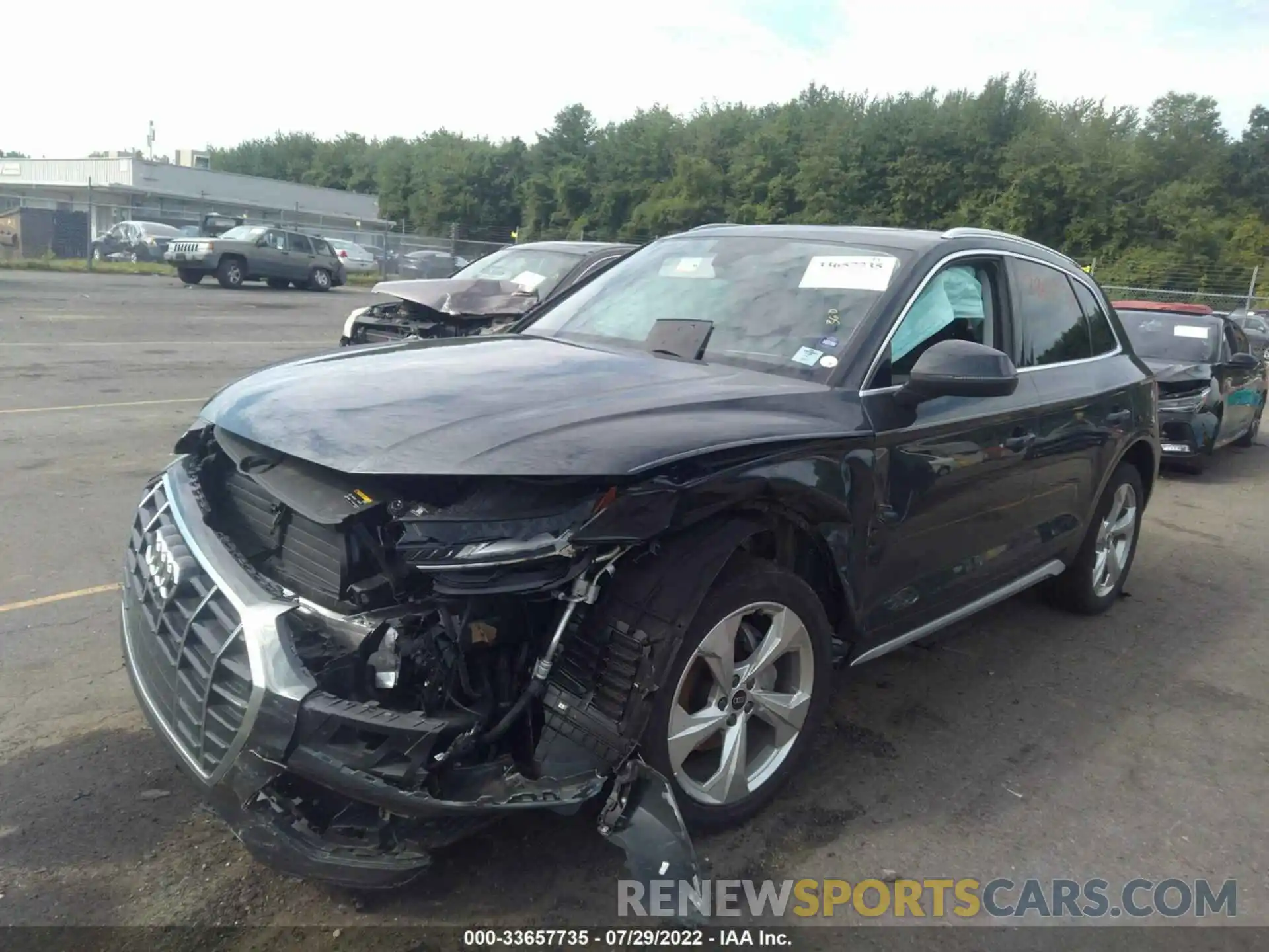 2 Photograph of a damaged car WA1BAAFY6M2138039 AUDI Q5 2021