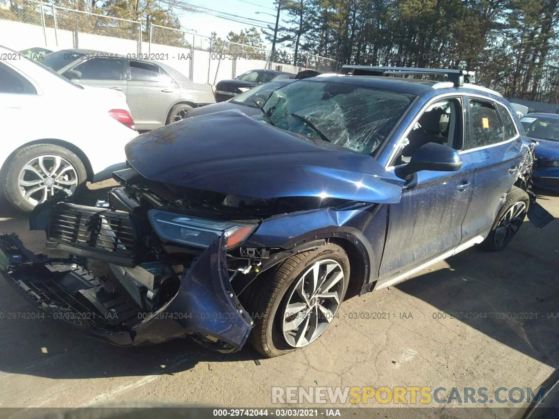 2 Photograph of a damaged car WA1BAAFY7M2020954 AUDI Q5 2021