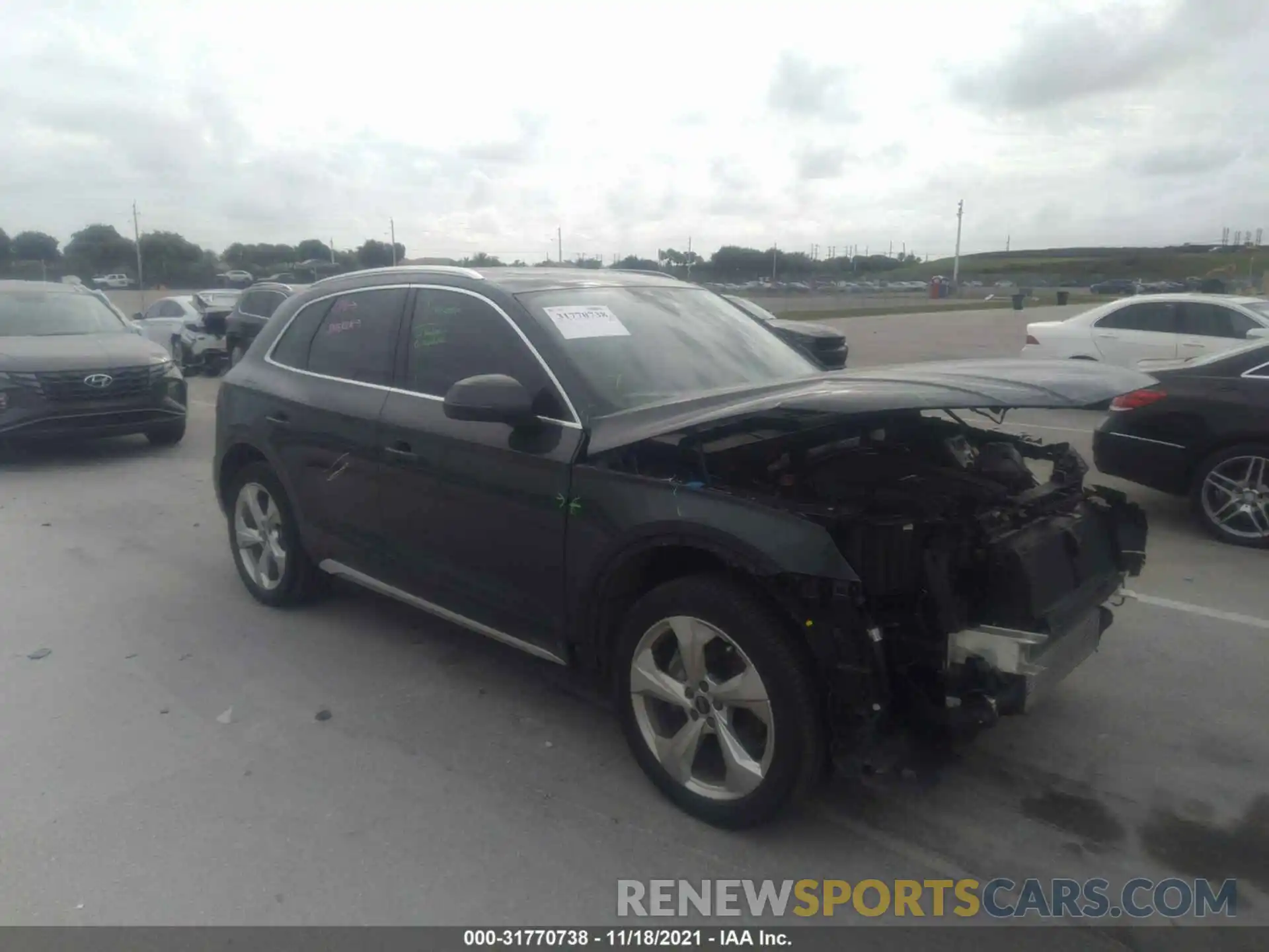 1 Photograph of a damaged car WA1BAAFY8M2066034 AUDI Q5 2021