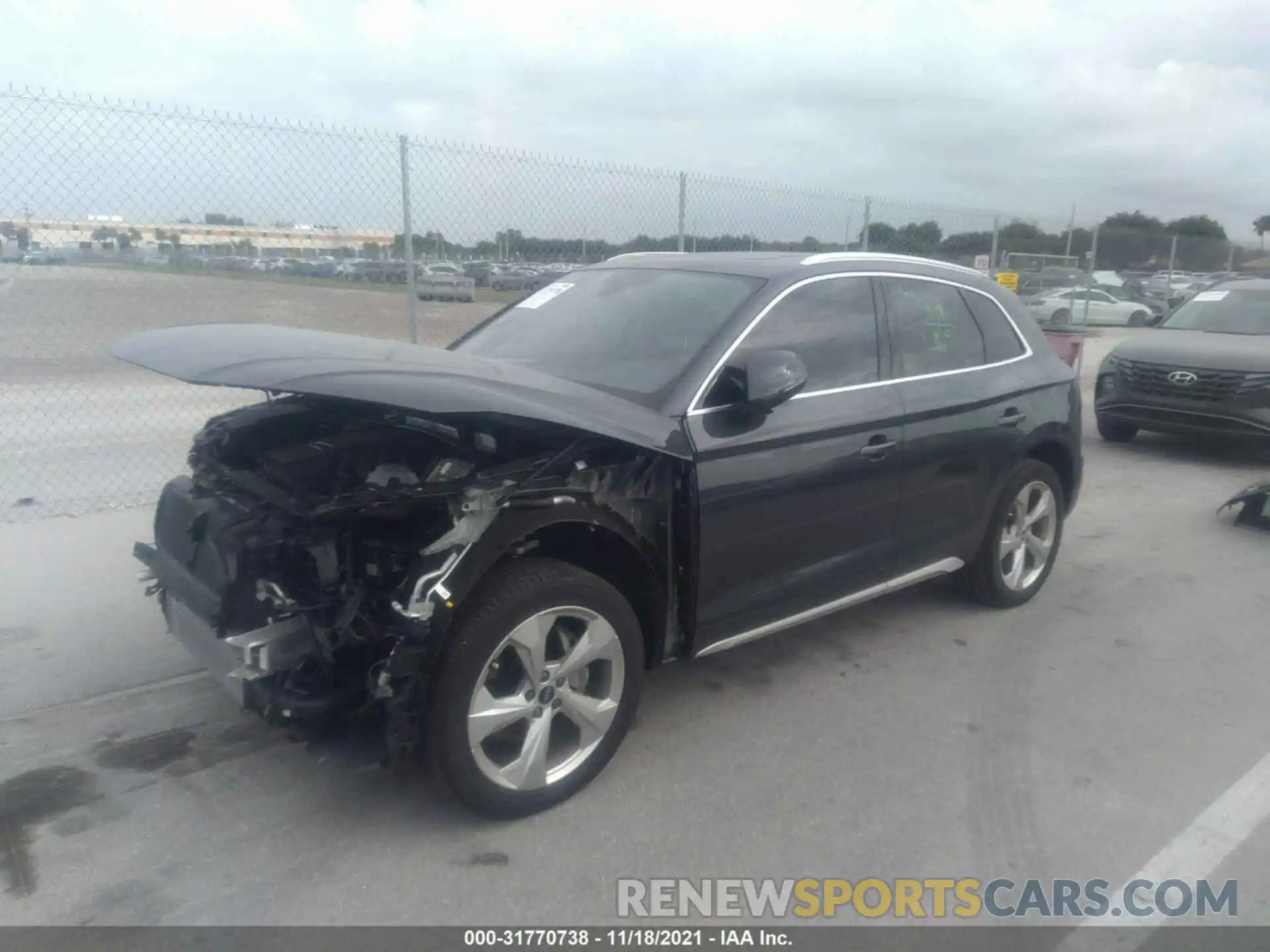 2 Photograph of a damaged car WA1BAAFY8M2066034 AUDI Q5 2021