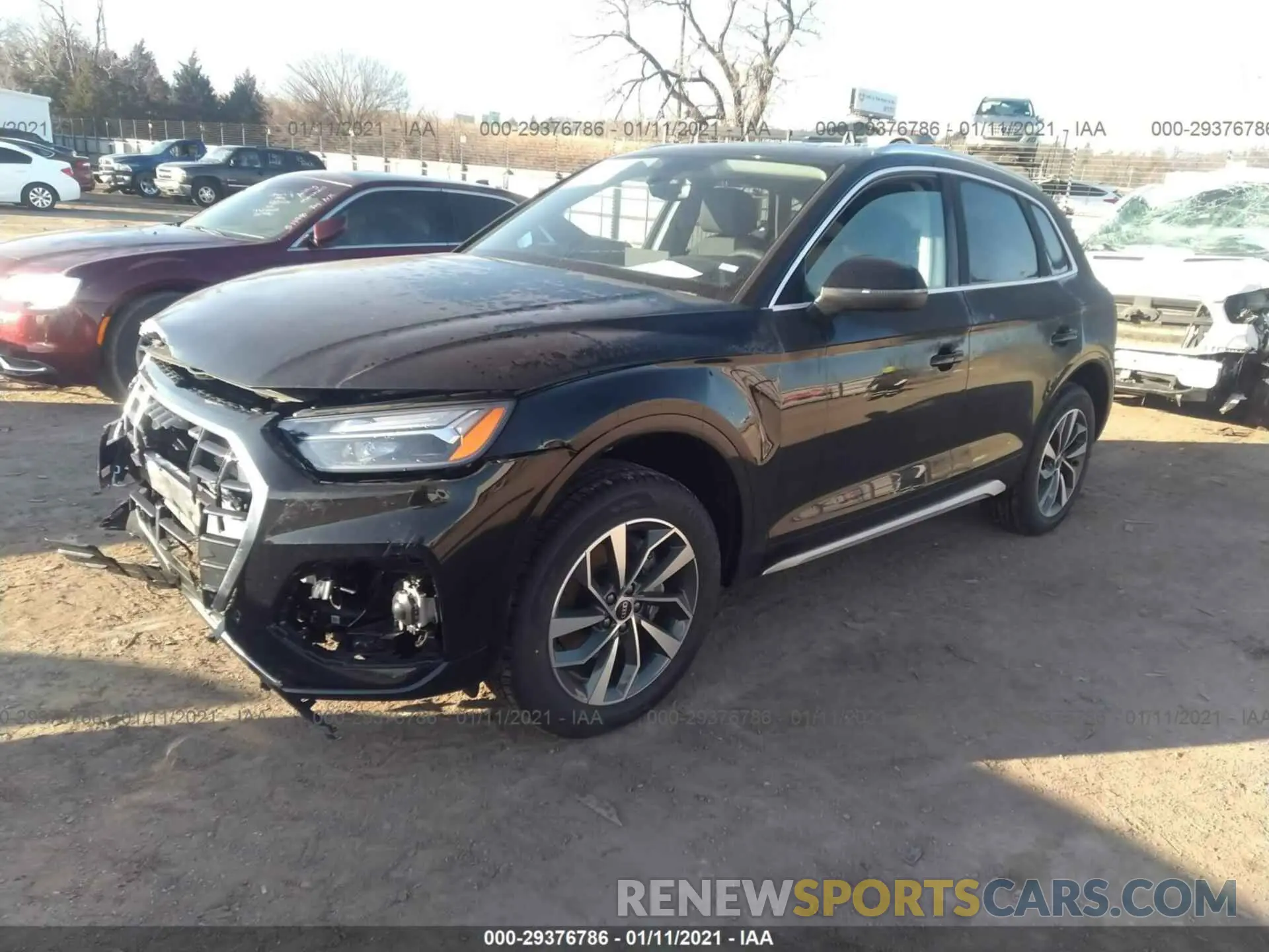 2 Photograph of a damaged car WA1BAAFY9M2022804 AUDI Q5 2021