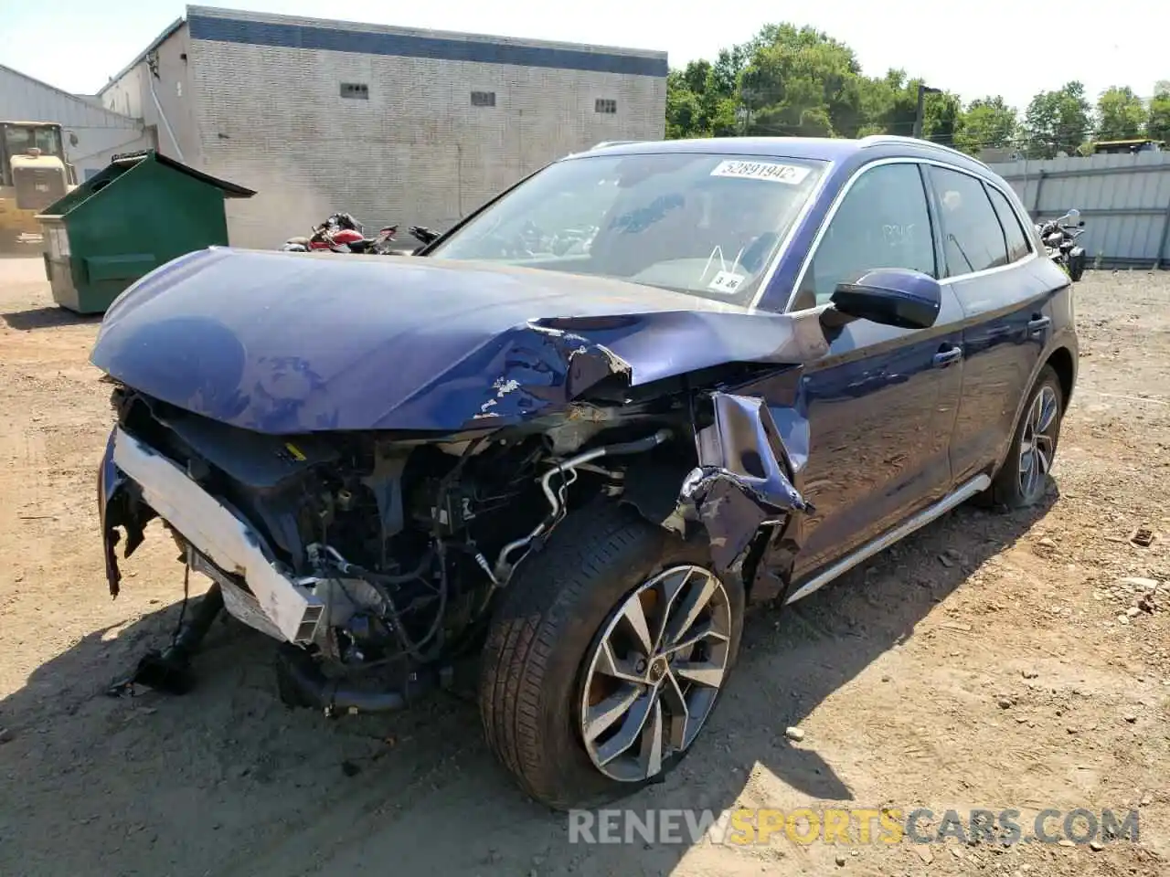 2 Photograph of a damaged car WA1BAAFY9M2061828 AUDI Q5 2021