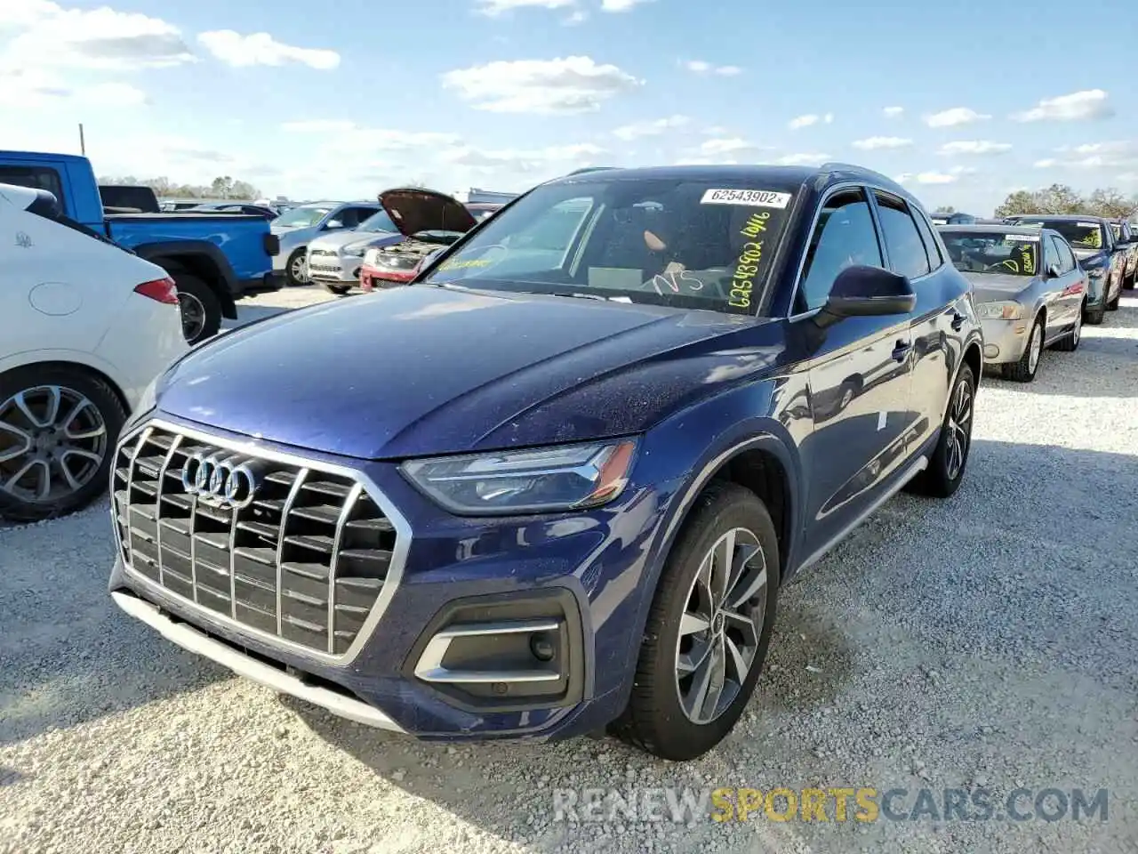 2 Photograph of a damaged car WA1BAAFYXM2033603 AUDI Q5 2021