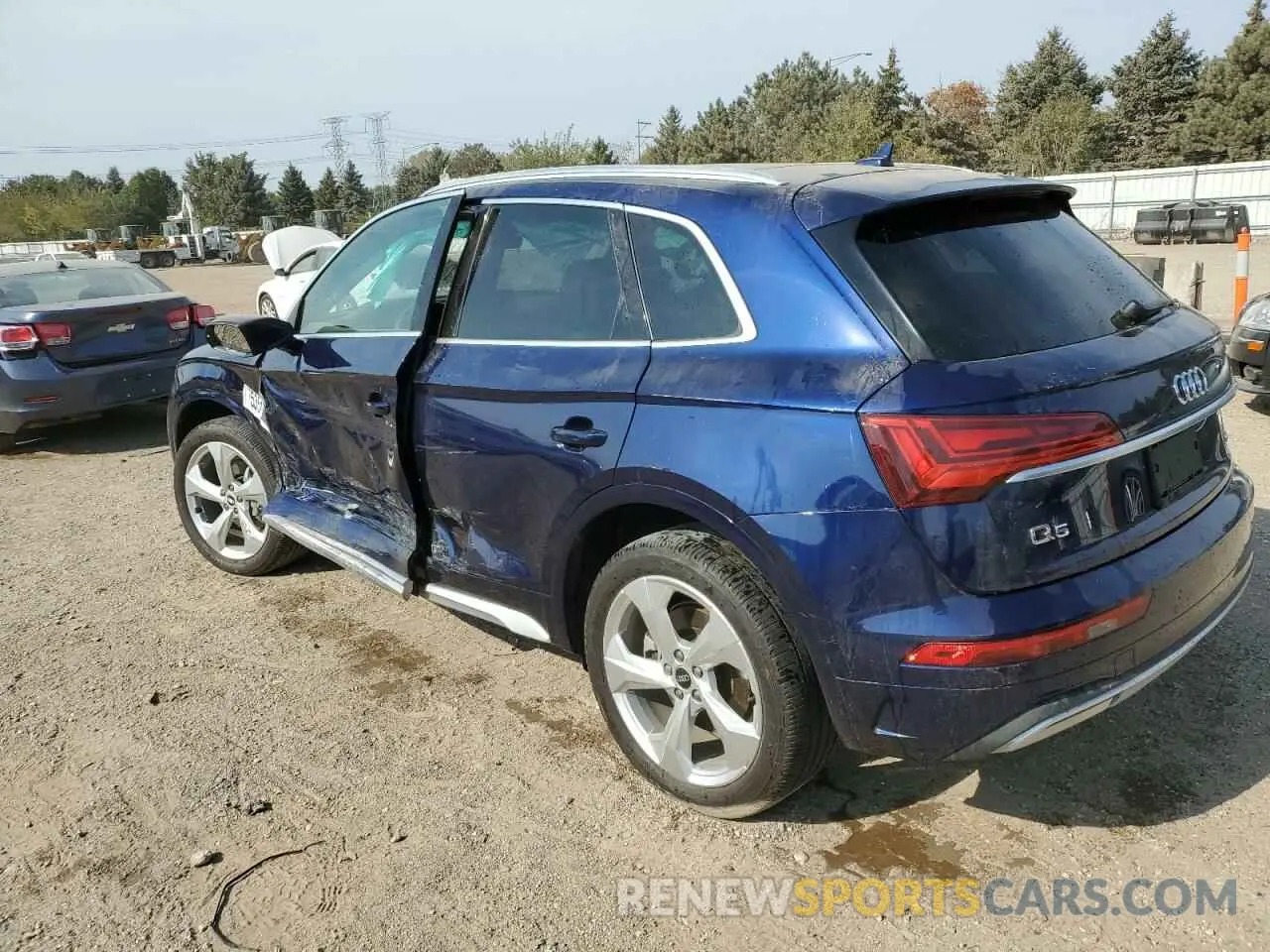 2 Photograph of a damaged car WA1BAAFYXM2040843 AUDI Q5 2021