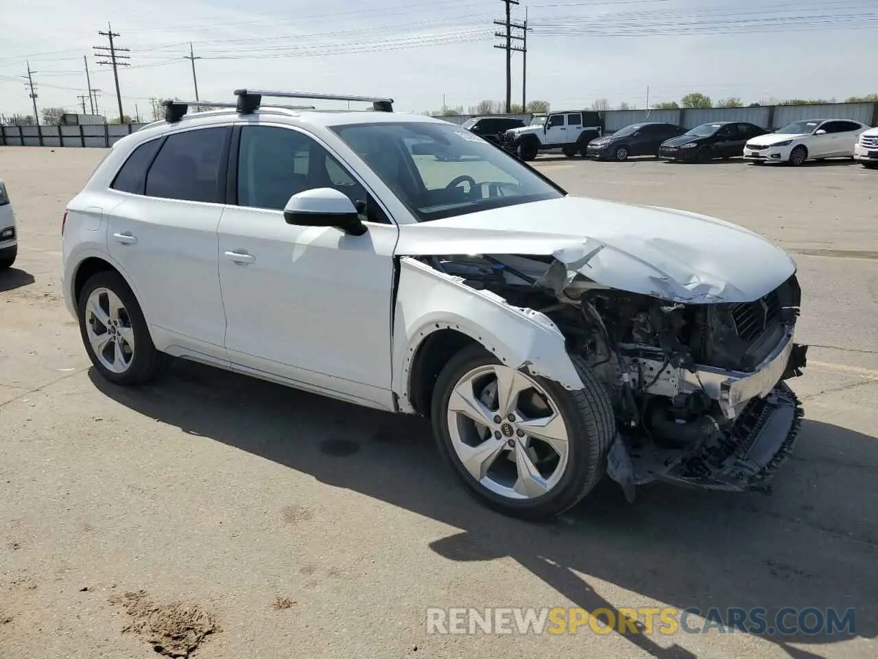 4 Photograph of a damaged car WA1BAAFYXM2051891 AUDI Q5 2021