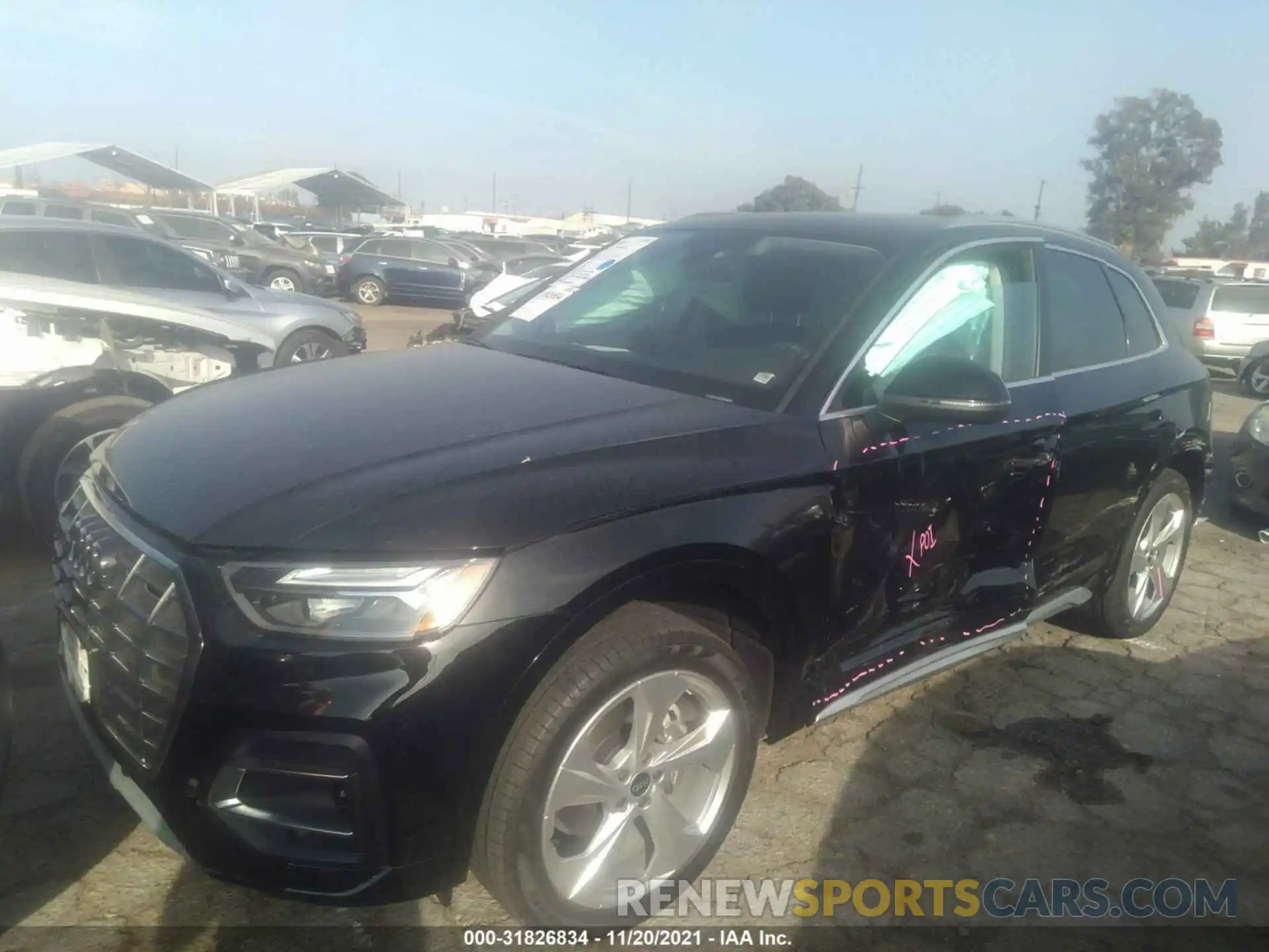 2 Photograph of a damaged car WA1BAAFYXM2115198 AUDI Q5 2021