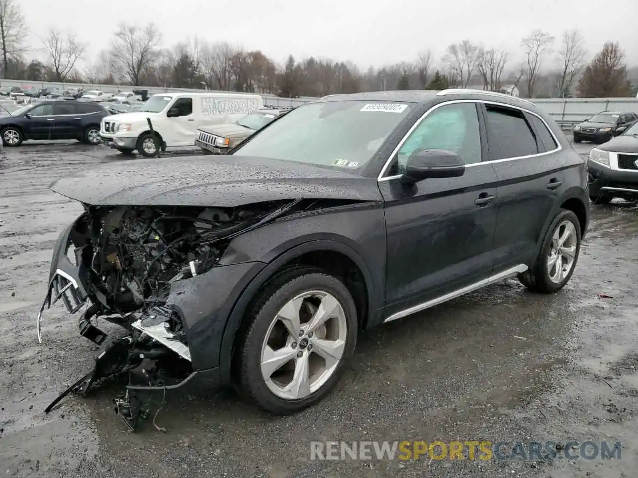 1 Photograph of a damaged car WA1BABFYXM2008920 AUDI Q5 2021