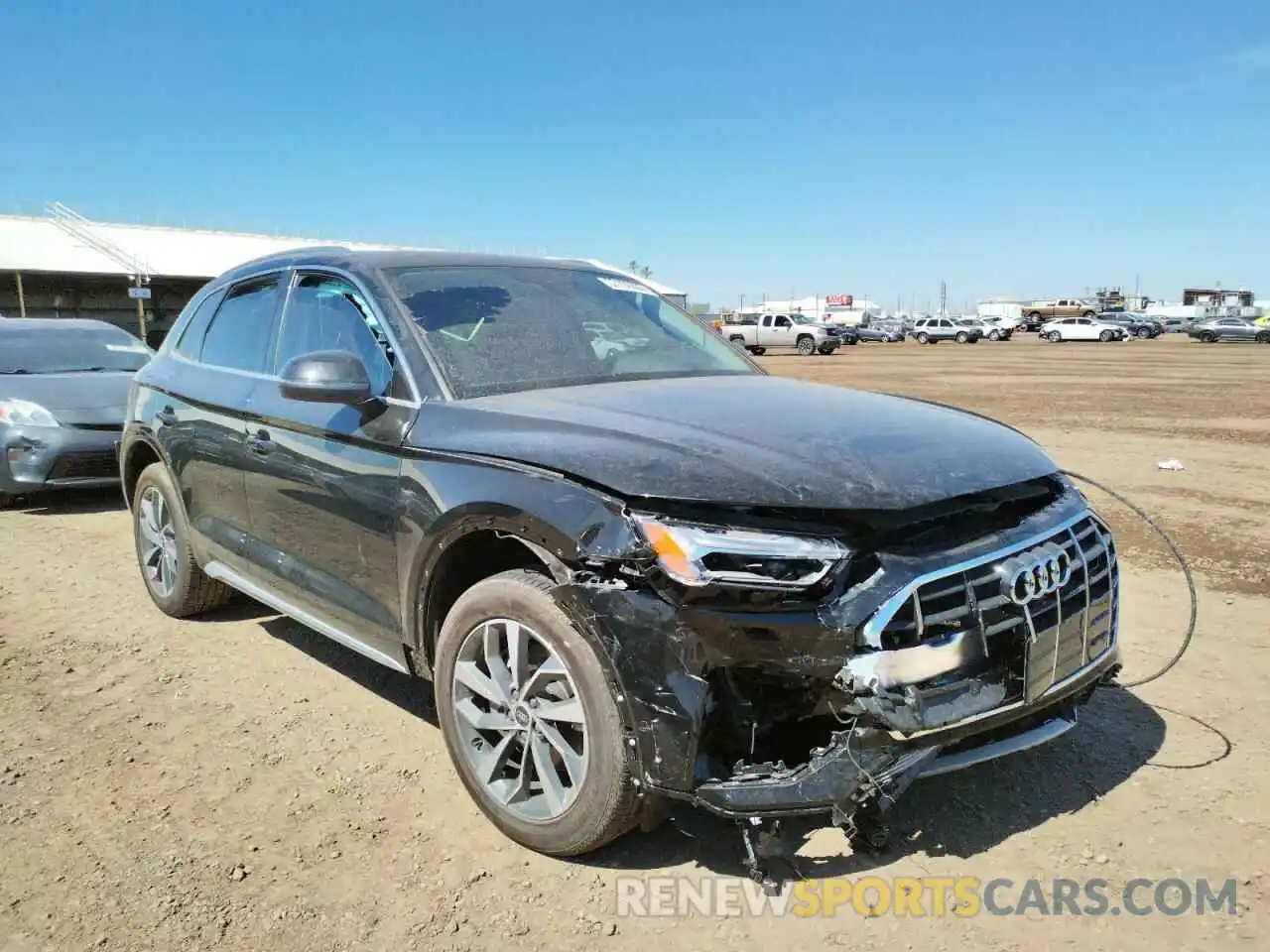 1 Photograph of a damaged car WA1CAAFY0M2046560 AUDI Q5 2021