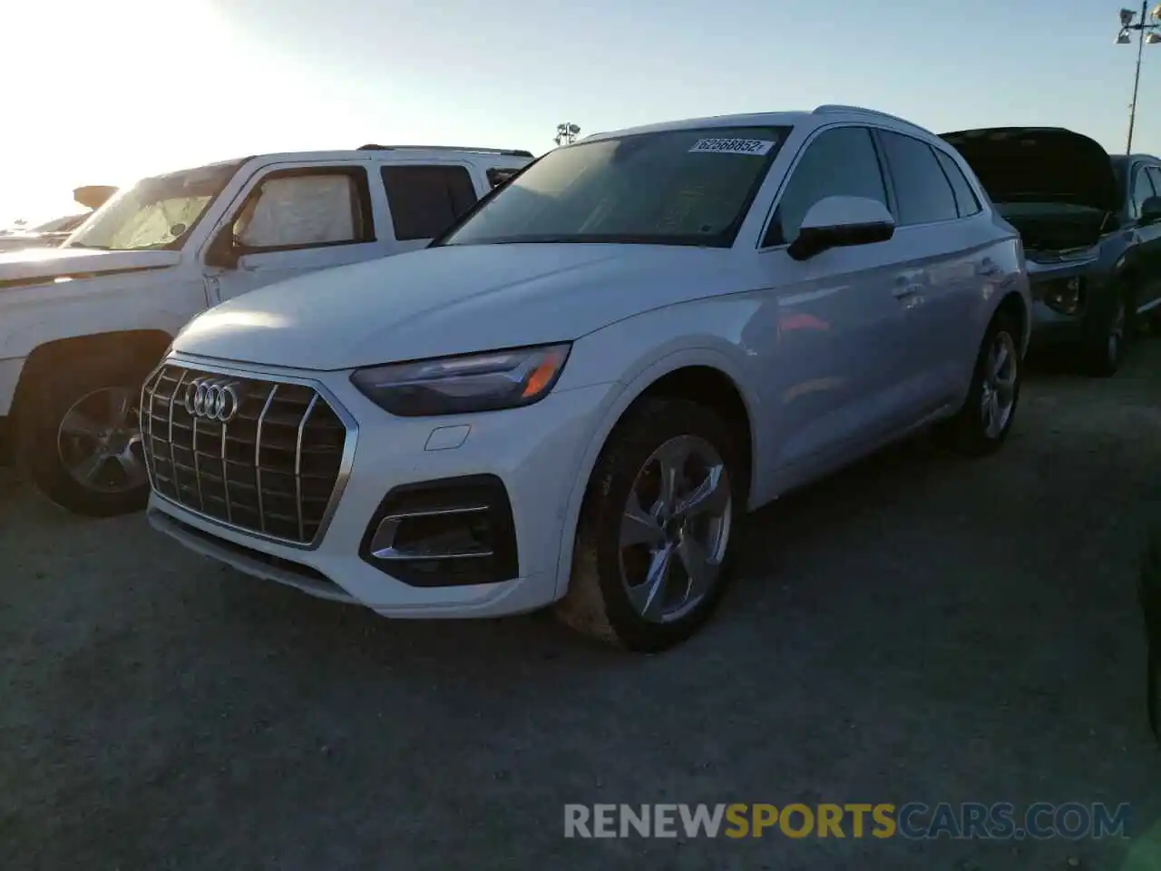 2 Photograph of a damaged car WA1CAAFY2M2016587 AUDI Q5 2021