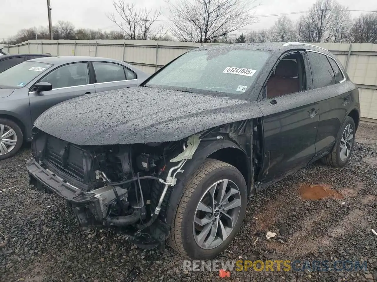 1 Photograph of a damaged car WA1CAAFY5M2082115 AUDI Q5 2021