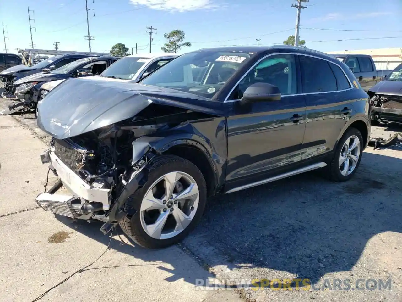 1 Photograph of a damaged car WA1CAAFY7M2057748 AUDI Q5 2021