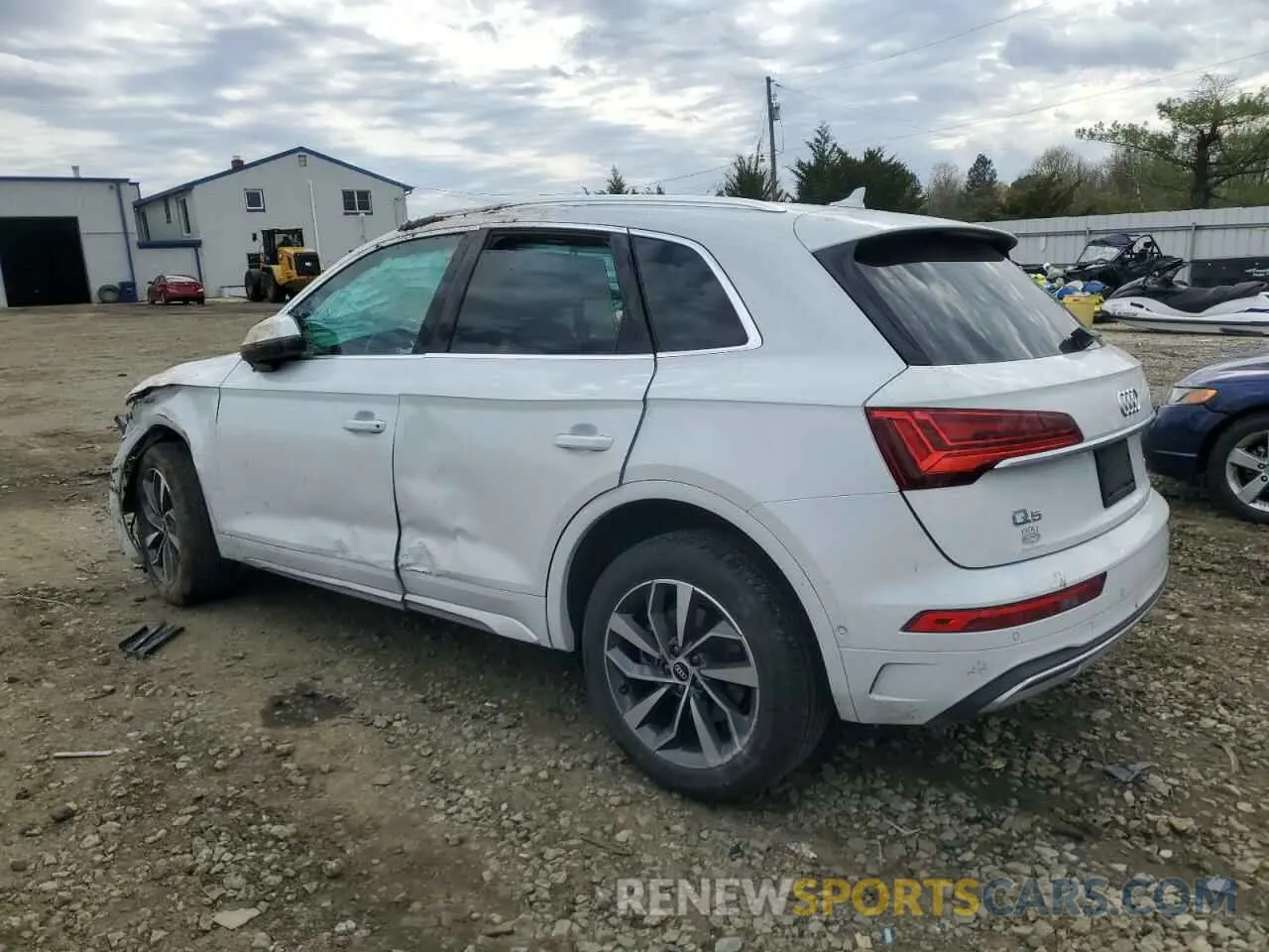2 Photograph of a damaged car WA1CAAFY7M2097571 AUDI Q5 2021