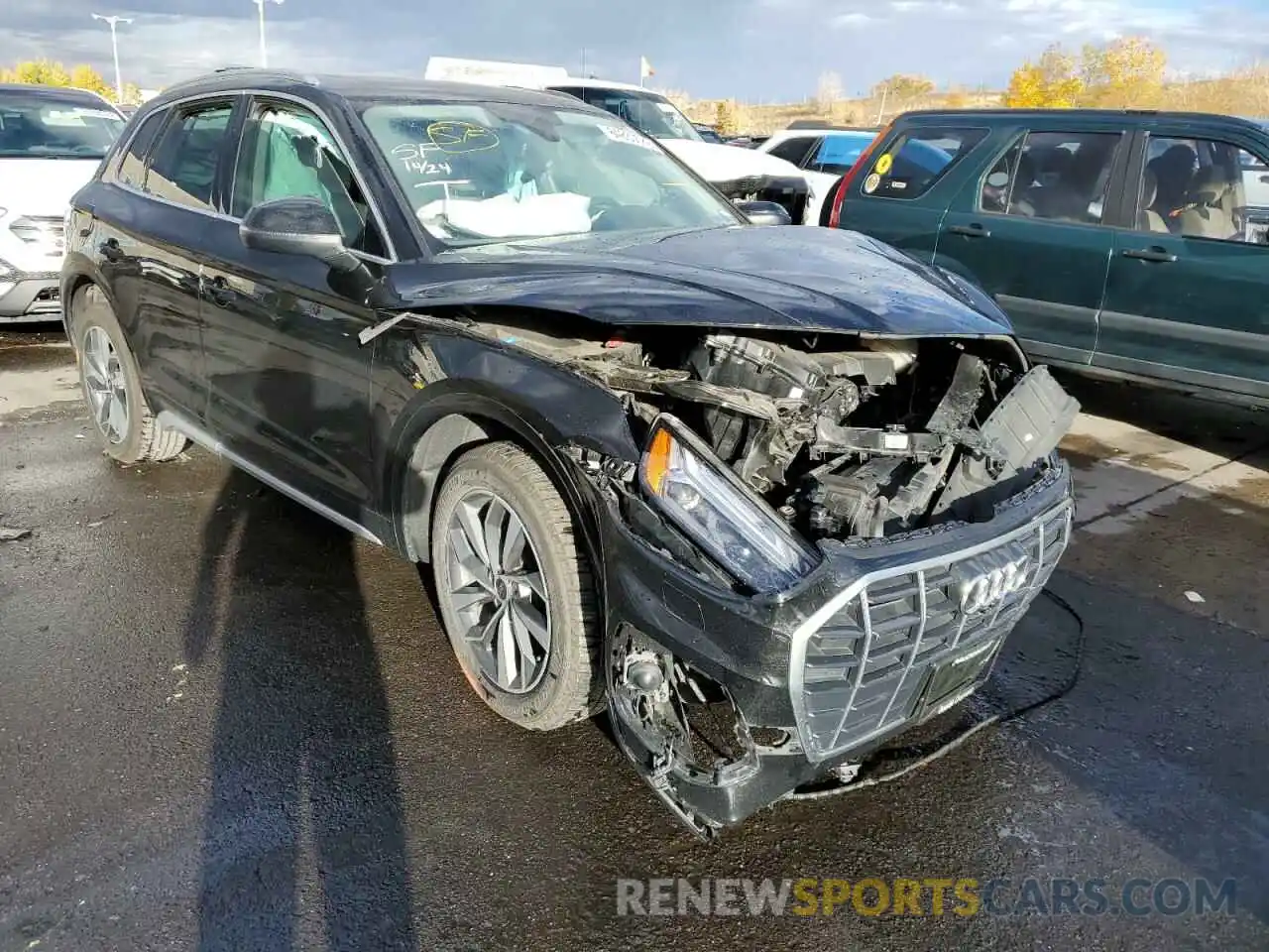 1 Photograph of a damaged car WA1CAAFYXM2058148 AUDI Q5 2021