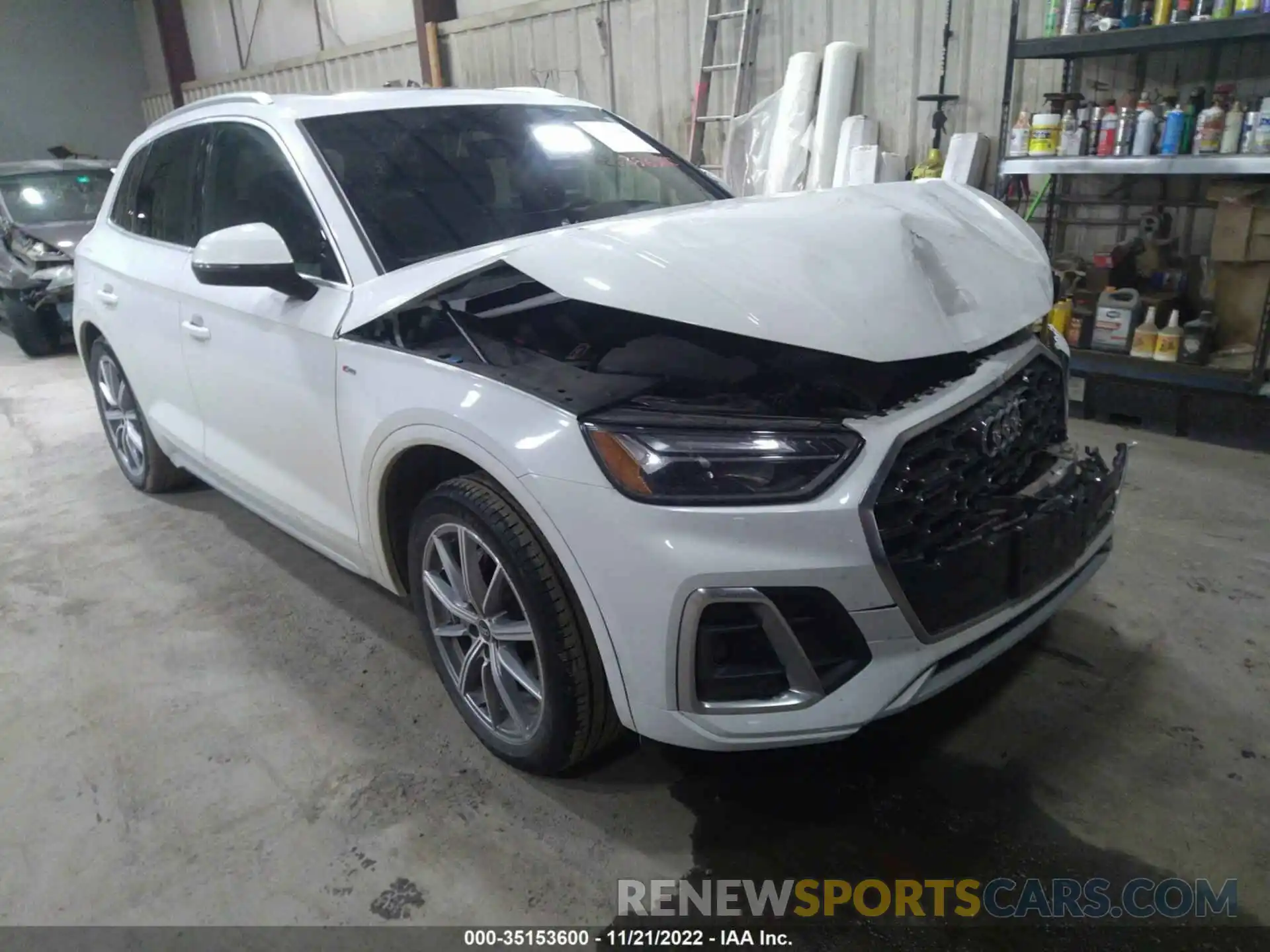 1 Photograph of a damaged car WA1E2AFY3M2117305 AUDI Q5 2021