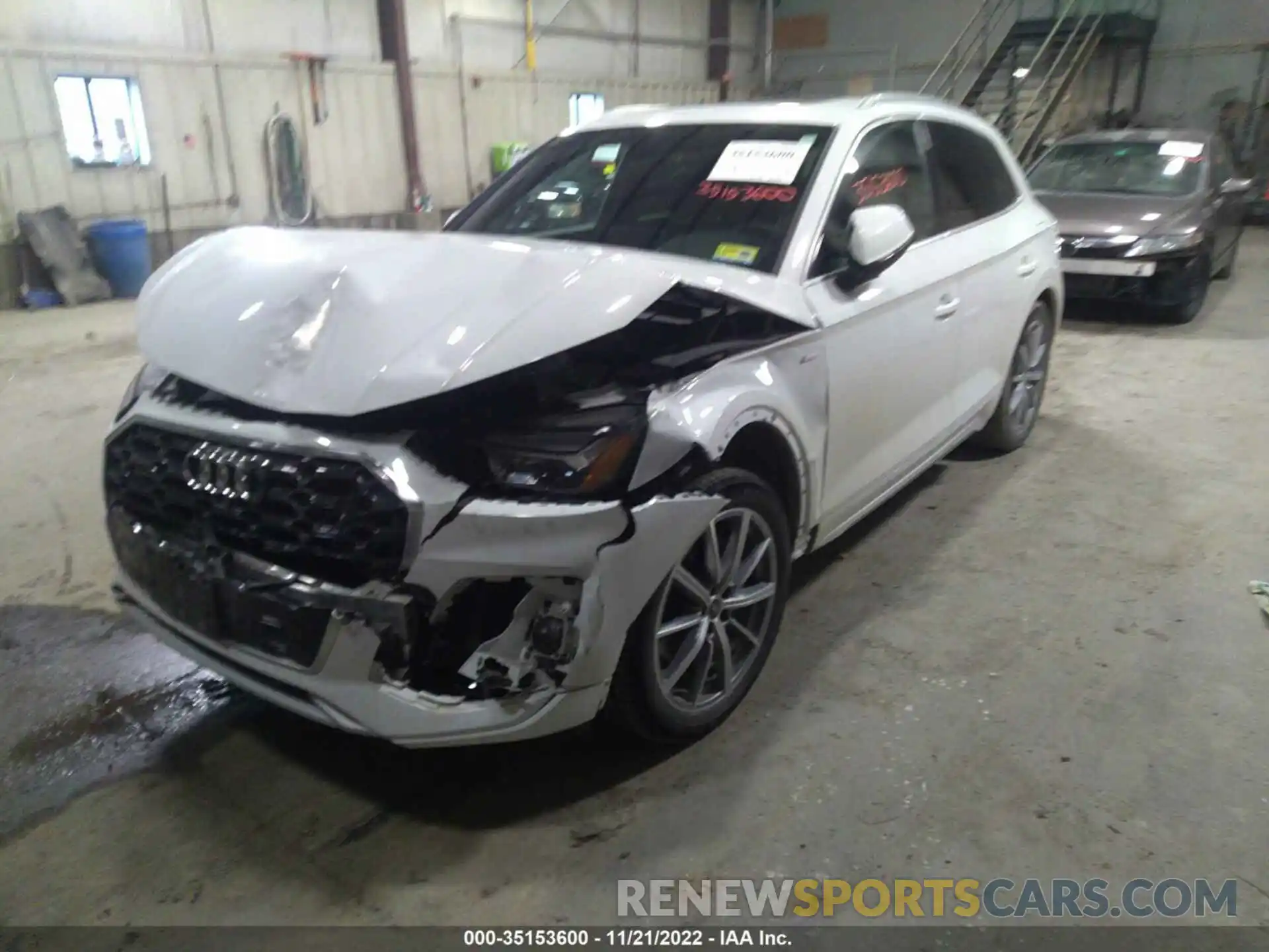 2 Photograph of a damaged car WA1E2AFY3M2117305 AUDI Q5 2021