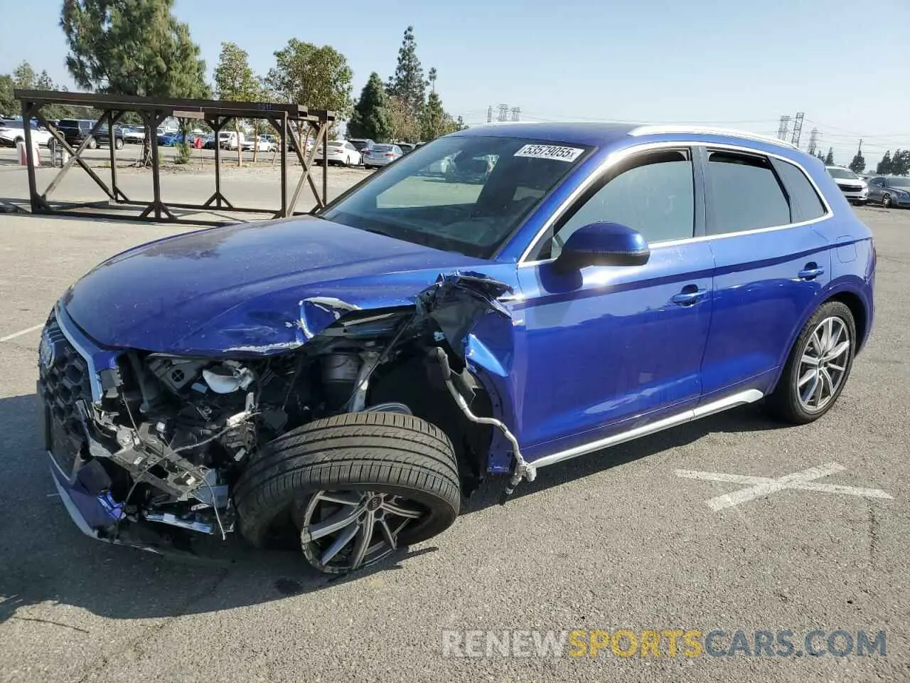 1 Photograph of a damaged car WA1E2AFY3M2137490 AUDI Q5 2021