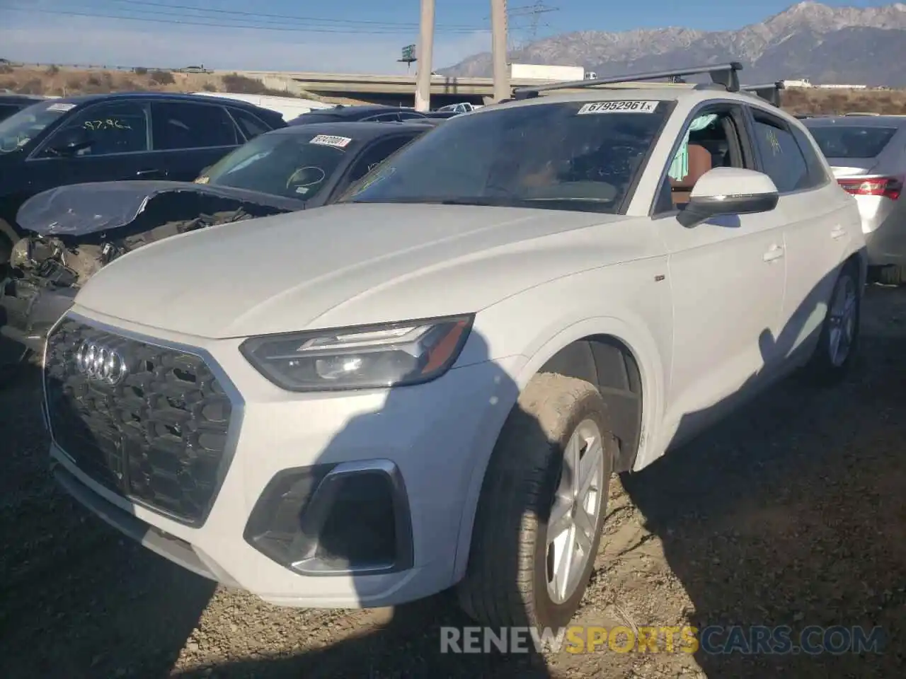 2 Photograph of a damaged car WA1E2AFY7M2042415 AUDI Q5 2021