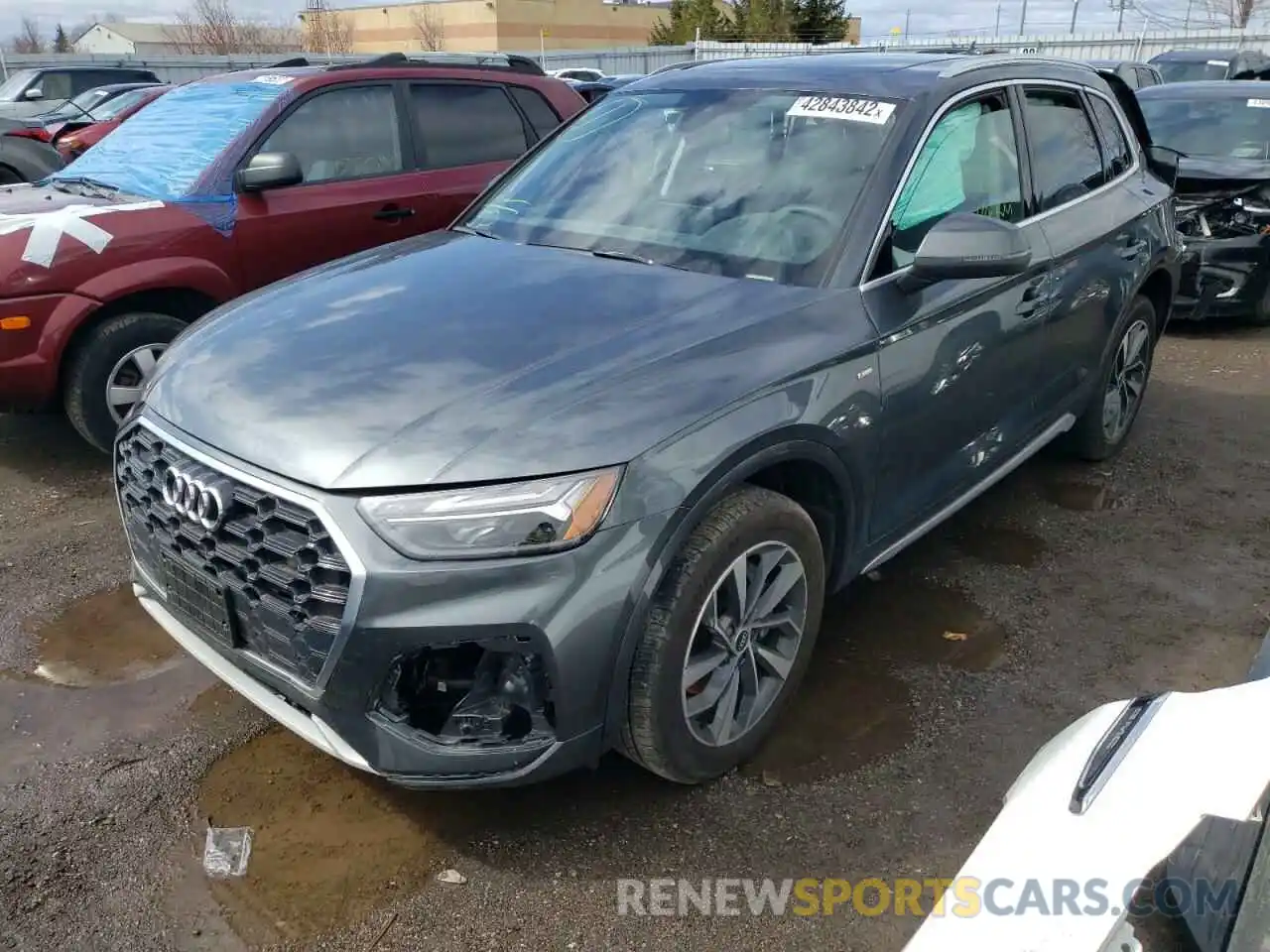 2 Photograph of a damaged car WA1EAAFY7M2107444 AUDI Q5 2021