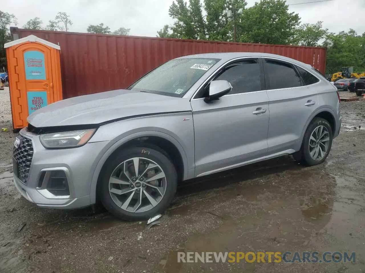 1 Photograph of a damaged car WA14AAFY5N2072545 AUDI Q5 2022