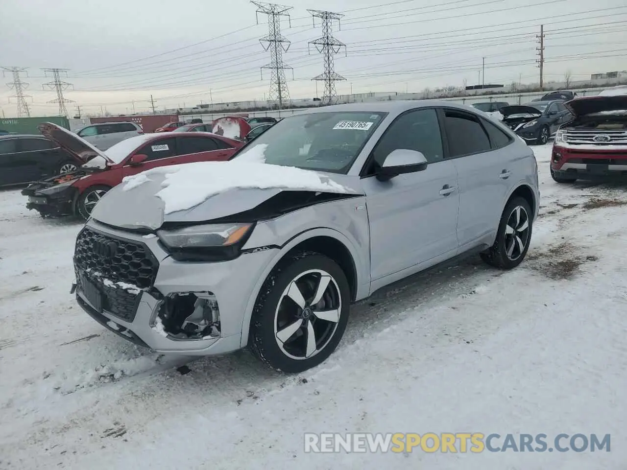 1 Photograph of a damaged car WA15AAFY8N2029175 AUDI Q5 2022
